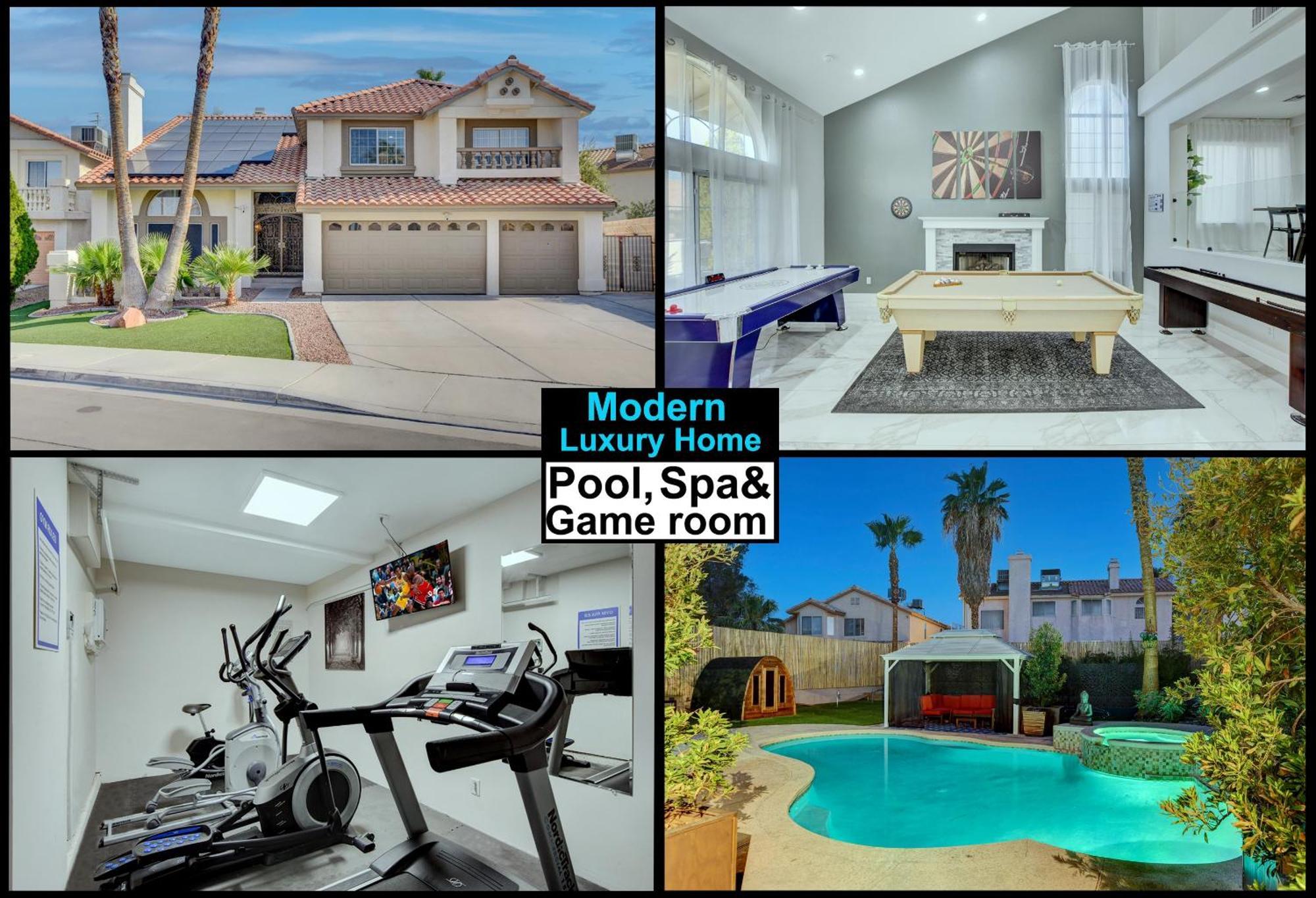 Ferienhaus Buddha Play Modern With Pool & Sauna Near Vegas Strip *